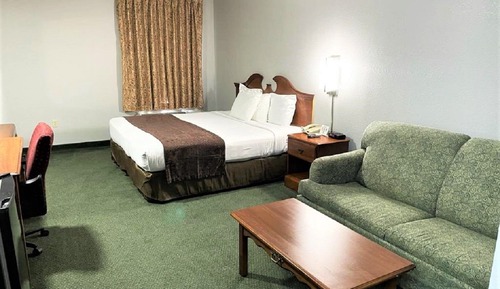 Zimmer, 1 King-Bett, barrierearme Badewanne, Nichtraucher