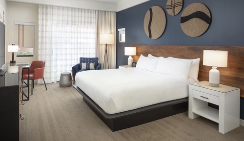 Zimmer, 1 King-Bett, barrierefrei, Terrasse (Roll-in)