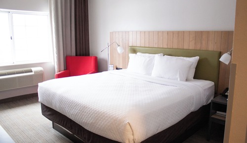 Zimmer, 1 King-Bett, barrierefrei, Nichtraucher (Roll-in Shower)