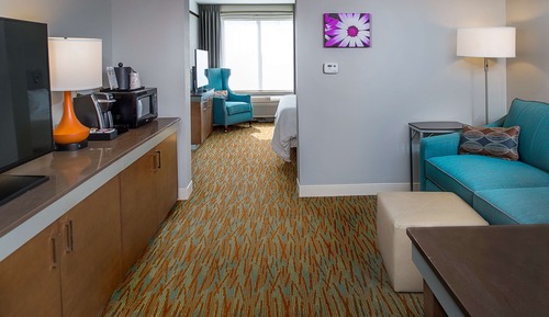 Junior-Suite, 1 King-Bett und Schlafsofa