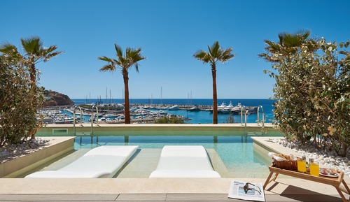Superior-Doppelzimmer, eigener Pool, Meerblick (swim up)