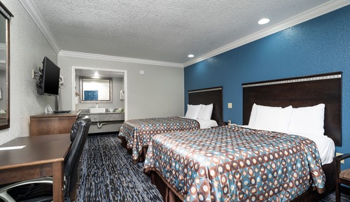 Zimmer, 2 Doppelbetten, Nichtraucher