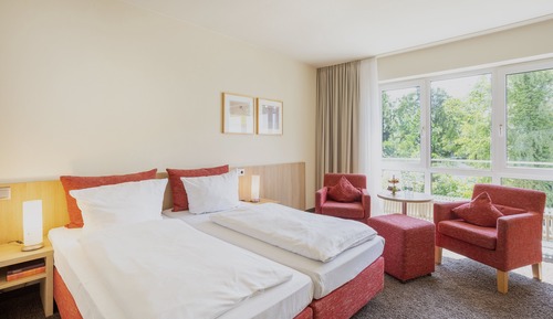 Superior-Doppel- oder -Zweibettzimmer, Gartenblick