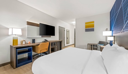 Zimmer, 1 King-Bett, barrierefrei, Nichtraucher (Accessible Bathtub)