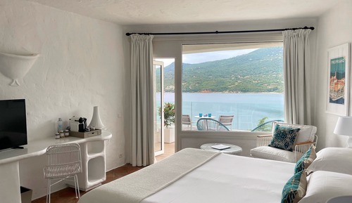 Deluxe-Zimmer, 1 Schlafzimmer, Balkon, Meerblick