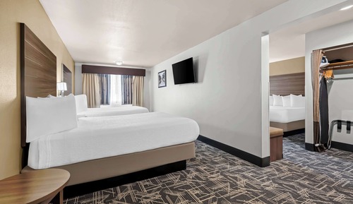 Familien-Suite, Mehrere Betten, Nichtraucher, Kühlschrank und Mikrowelle