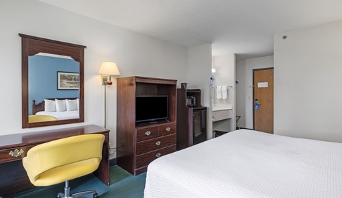 Deluxe-Zimmer, 1 King-Bett, Nichtraucher, Kühlschrank und Mikrowelle