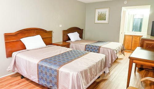 Zimmer, 2 Doppelbetten, barrierefrei, Nichtraucher