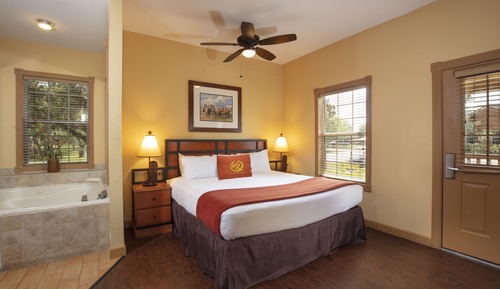 Grand-Ferienhütte, 1 Schlafzimmer (Saddle Club)