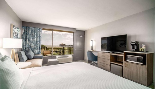 Zimmer, 1 King-Bett, Nichtraucher, Meerseite (Balcony)