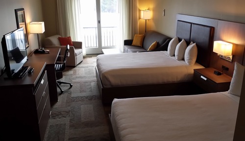 Ocean View, Two Queens, Junior Suite Balcony