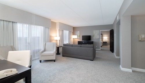 Suite, 1 King-Bett (Extra Living Area)