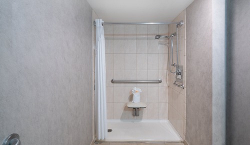 Zimmer, 1 King-Bett, barrierefrei (Mobility Roll-In Shower)
