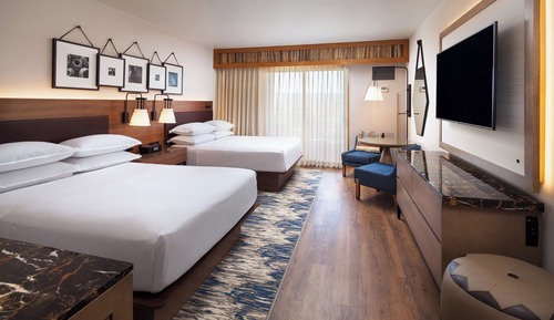 Deluxe-Zimmer, 2 Queen-Betten, Nichtraucher, Poolblick