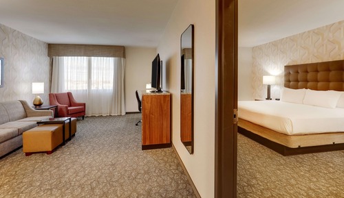 Suite, 1 King-Bett und Schlafsofa, Kühlschrank und Mikrowelle (2 Rooms)