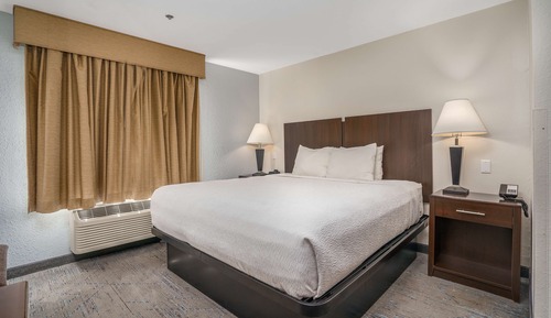 Standardzimmer, 1 King-Bett, Nichtraucher, Kühlschrank und Mikrowelle