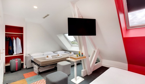 Standard-Doppelzimmer, 1 Doppelbett und Schlafsofa