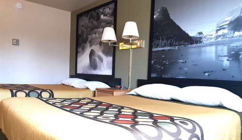 Zimmer, 2 Doppelbetten, barrierefrei, Nichtraucher (Mobility)