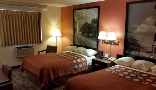 Zimmer, 2 Doppelbetten, Raucher