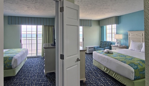 Familien-Suite, Mehrere Betten, Strandblick