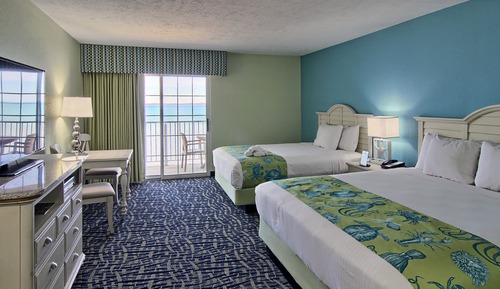 Zimmer, Mehrere Betten (2 king beds, 2 bathrooms, no view)