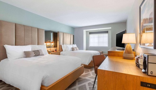 Zimmer, 2 Doppelbetten, Nichtraucher