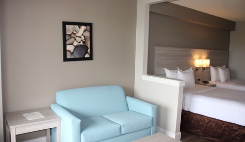 Standardzimmer, 2 Doppelbetten, Nichtraucher, Balkon