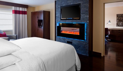 Presidential-Suite, 1 King-Bett und Schlafsofa, Kamin