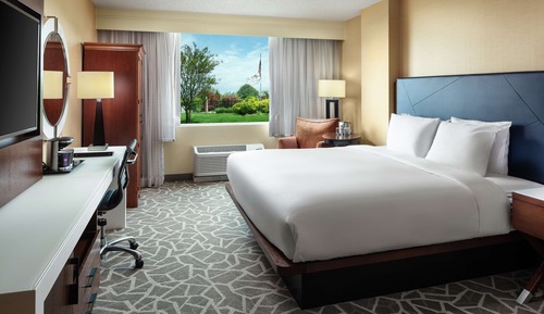 Zimmer, 1 King-Bett, barrierefrei (Roll-In Shower)