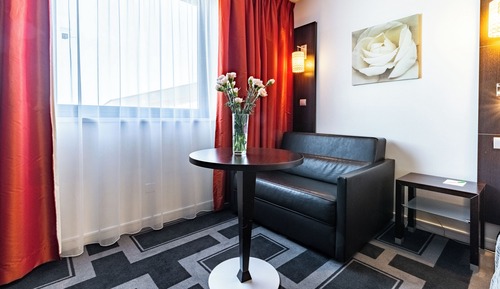 Standardzimmer, 1 Doppelbett und Schlafsofa