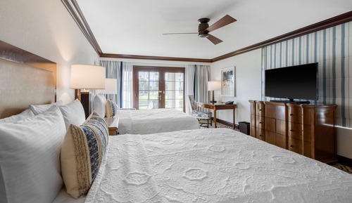 Zimmer, 2 Queen-Betten, Seeblick