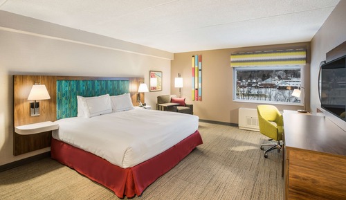 Zimmer, 1 King-Bett, barrierefrei (Mobility & Hearing, Roll-in Shower)