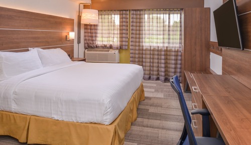 Zimmer, 1 King-Bett, rollstuhlgeeignete Dusche (Communications, Mobil, Roll-In Shower)