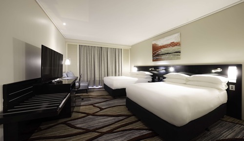 Hilton, Executive-Doppelzimmer, Zutritt zur Club Lounge