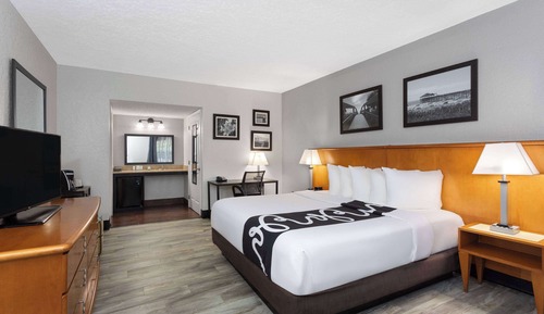 Zimmer, 1 King-Bett, barrierefrei, Nichtraucher (Mobility/Hearing/Tub w/ Grab Bars)