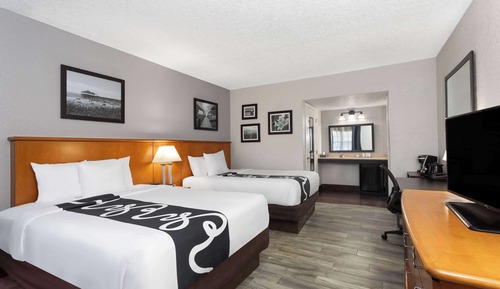 Zimmer, 2 Queen-Betten, barrierefrei, Nichtraucher (Mobility/Hearing/Tub w/ Grab Bars)