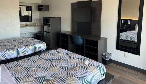 Standardzimmer, 2 Doppelbetten, barrierefrei, Nichtraucher