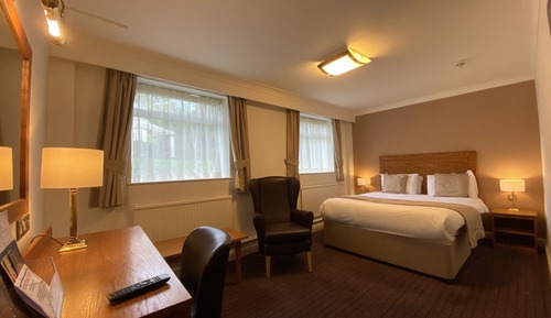 Superior-Doppelzimmer, 1 King-Bett, Gartenblick