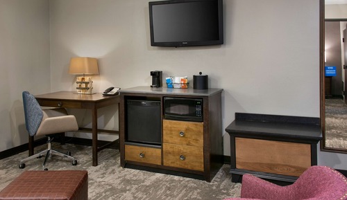 Suite, 1 King-Bett, Kühlschrank und Mikrowelle