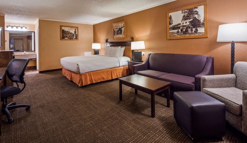 Standardzimmer, 1 King-Bett, Nichtraucher, Kühlschrank und Mikrowelle