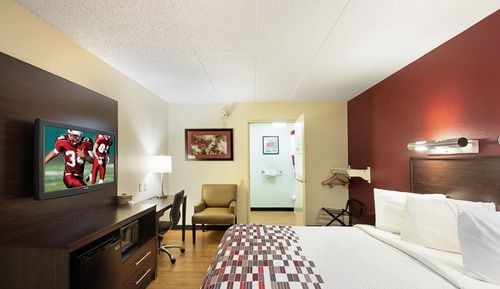 Superior-Zimmer, 1 King-Bett, barrierefrei, Nichtraucher (Roll-In Shower)