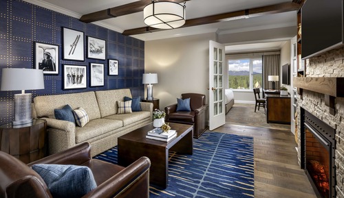Junior-Suite, 1 King-Bett und Schlafsofa, Talblick
