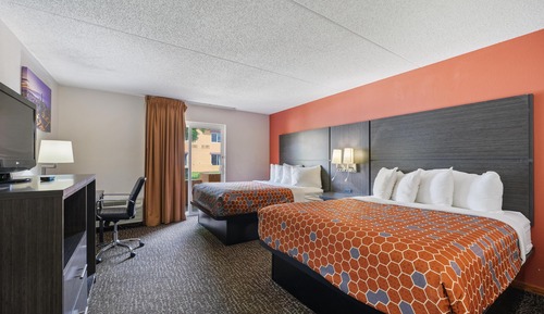 Premium-Zimmer, 2 Queen-Betten, Blick auf den Innenhof