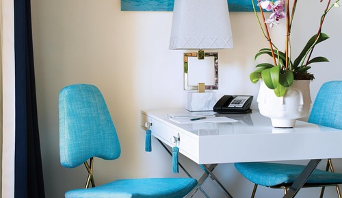 Zimmer, 2 Doppelbetten, Meerblick