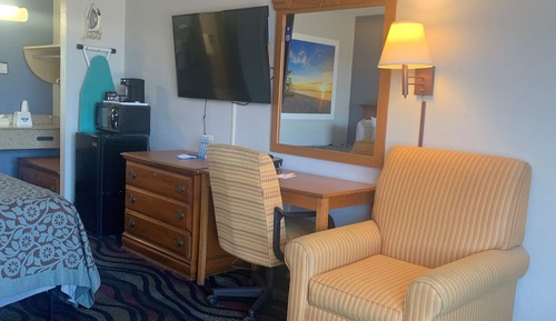 Zimmer, 2 Doppelbetten, barrierefrei, Nichtraucher (Mobility, Tub w/ Grab Bars)