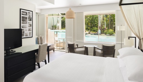 Zimmer, 1 King-Bett, Poolzugang