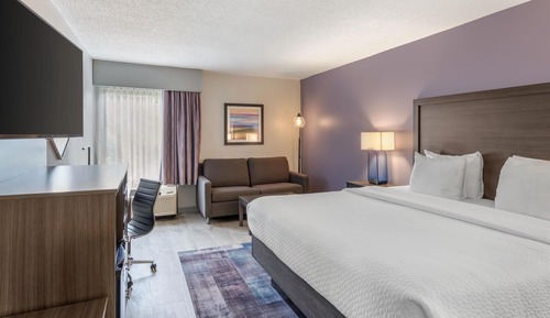 Standardzimmer, 1 King-Bett, Nichtraucher, Kühlschrank und Mikrowelle