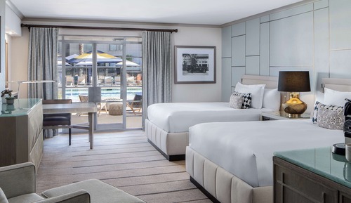 Zimmer, 2 Queen-Betten (Valley Wing Poolside Firepit Queen)