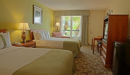 Standardzimmer, 2 Queen-Betten, Poolblick