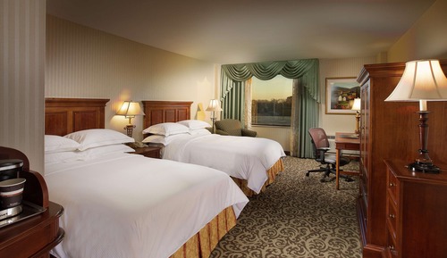 Zimmer, 2 Doppelbetten (Private Key Access Floor)